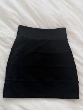 Talula Aritzia black bandage skirt